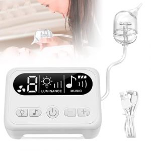 Mouche B&eacute;b&eacute; Electrique, Aspirateur Nasal Pour B&eacute;b&eacute;, Aspirateur Nasal Rechargeable, Mouche Bebe Rechargeable 9 Niveaux D'aspiration Pour Le Nez De B&eacute;b&eacute; Avec 3 Buses En Silicone Pour Nouveau-N&eacute;s (IKSETERATA, neuf)