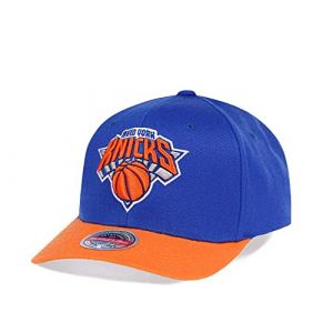 Mitchell & Ness New York Knicks Team Two Tone Red Line Solid Flex Snapback Casquette (FreshBrands, neuf)