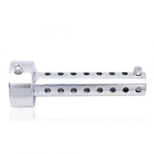 Surakey Silencieux d'&eacute;chappement Moto 45mm Longue Silencieux d'&eacute;chappement Universel pour Moto DB Killer Silencieux d'&eacute;chappement R&eacute;ducteur de Bruit en Acier Inoxydable Accessoires de Moto - Argent (Surakey, neuf)