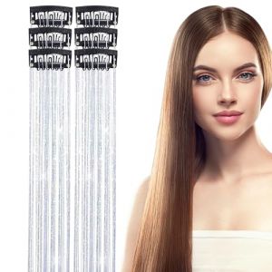 Guirlande &agrave; cheveux &agrave; clipser, Clinquante &agrave; cheveux | Kit de guirlandes de &agrave; clipser, guirlandes de &agrave; paillettes f&eacute;eriques | Pince &agrave; f&eacute;erique &agrave; paillettes, m&egrave;ches scintillantes (dingriseng11111, neuf)