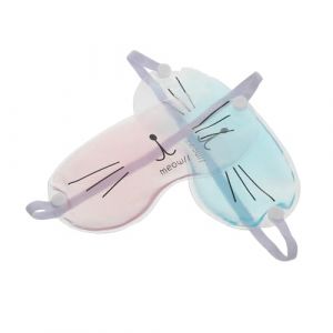 LOORGVEL 2 pi&egrave;ces Masques de Sommeil R&eacute;utilisables Froides pour Yeux Masque Gel Apaisant et Bloqueur de Lumi&egrave;re D&eacute;tente Oculaire pour Travail &Eacute;cran et Sommeil Profond (YANJHG, neuf)