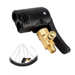 Adaptateurs de Valve de Pneu Schrader/Presta, Embout de Gonflage Laiton,Tête de Pompe de Remplacement Filetée avec Double Valve,pour Voiture Vélo, Compatible avec Pompe à Air Gonflage Déflation Facile (YHYHZBJ, neuf)