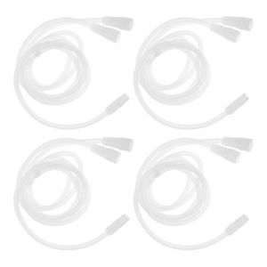 Cabilock Tuyau Flexible en PVC pour Appareil de Massage Facial et Ventouses à Vide Tube de Connexion en Plastique Ø8 MM Accessoire Compatible Multimarque pour Soins de Beauté (Nadine Quick, neuf)