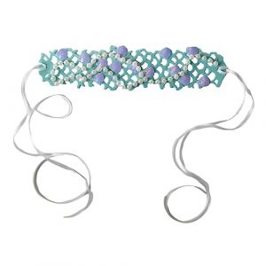 FRCOLOR Bandeau couronne de coquillages bande de cheveux de coquillage de plage bandeau guirlande deguisement déguisement bandeau coiffe de dame de conception de perle Feutrine (Laners, neuf)