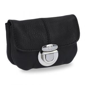 Gusti Porte-Monnaie Eskil pour Ceinture Pochette en Cuir Noir Cuir (Gusti Cuir, neuf)