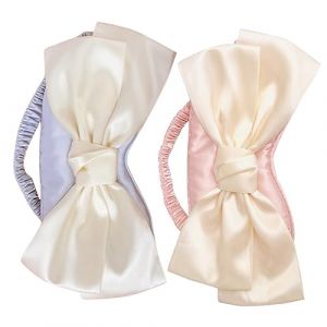 NOLITOY 2 Pièces masque pour les yeux arc bed patch yeux Cache-yeux sleeping mask masques de nuit pour dormir boules Quies couverture oculaire étanche à la lumière adorable oeillère Soie (M.Meteorite, neuf)