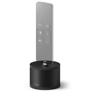 elago D Station de Charge Support Compatible avec Siri Remote, iPhone, AirPods, iPad Mini, Clavier sans Fil, et Magic Mouse - Noir (elago FR officiel, neuf)