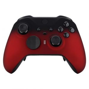 eXtremeRate Coque Avant de Remplacement pour Xbox One Elite Series 2 Manette, Coque Avant Customisé avec Anneaux pour Xbox One Elite Series 2 Manette, Modèle 1797, Dégradé Rouge (Easequote-Store, neuf)