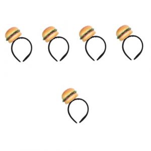 FOMIYES 5pièces Bandeau De Tête Hamburger Pour Cosplay Accessoire Pour Fête Et Carnaval (Family&Personal, neuf)