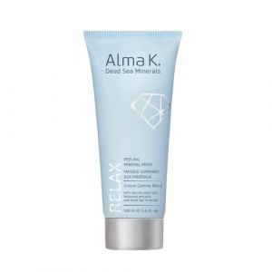 Alma K Peeling Mineral Mask - Exfoliating Face with Avocado Butter and Oil - Face Peel with Dead Sea Minerals - Moisturizing Face Mask - 3.4 oz (Swishpop, neuf)