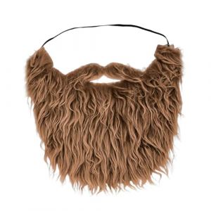 LeeQinersw Jeu de d&eacute;guisement pour Halloween : fausses barbes r&eacute;alistes et amusantes pour hommes, femmes et enfants, Jaune (LeeQiner, neuf)