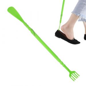 Gratte-dos, long chausse-pied, gratte-dos,Les bottes &agrave; griffes pour gratte-dos ins&egrave;rent des cornes | Chausse-pied pour soulager les d&eacute;mangeaisons, gratte-dos &agrave; long manche pour d&eacute;manger le dos et mett (lushanjianzhi, neuf)