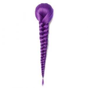 SLJYM Extensions de cheveux synth&eacute;tiques avec cordon de serrage pour queue de cheval Violet Vert (NDCDZSW, neuf)