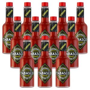 TABASCO&reg; Scorpion Pepper Sauce &ndash; 12 x 60 ml bouteilles de sauce piquante extr&ecirc;me avec 40 % de piments Scorpion, goyave et ananas &ndash; go&ucirc;t tropical & intensit&eacute; maximale (SureShot Nederland, neuf)