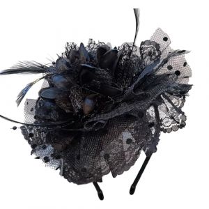 Navna Chapeau bibi classique avec plumes pour femme des ann&eacute;es 1920, accessoire de costume pour f&ecirc;te &agrave; th&egrave;me et c&eacute;l&eacute;bration (taihely, neuf)