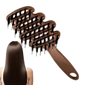 Brosse À Cheveux Pour Douche, Avec des Poils Antistatiques Démêlants et Massants, Peigne De Massage Pour Le Cuir Chevelu, Pour Usage Quotidien Maison Voyage Salon Spa Mariage Vacances Toilettage Démêl (quoihe, neuf)