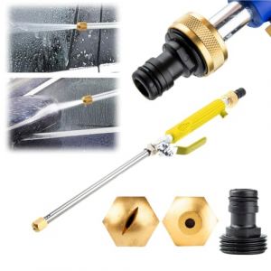 bertaus Nettoyeur &agrave; Haute Pression PG7 Lance &agrave; Eau Haute Pression avec Buse R&eacute;glable, Nettoyeur Haute Pression pour Tuyau d'Arrosage, Pistolet &agrave; Eau pour Nettoyage Ext&eacute;rieur et Int&eacute;rieur (YUEZX, neuf)