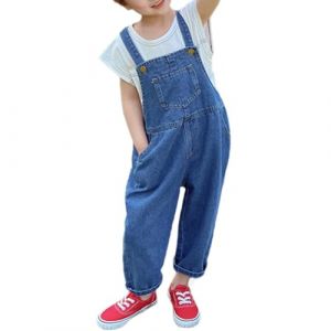 Miipat Salopette en Denim Petite Fille Salopette en Jean Gar&ccedil;onnet Fille Gar&ccedil;onnet Salopettes et combinaisons en Jean pour Enfants 110 4-5 Ans (Miipat, neuf)