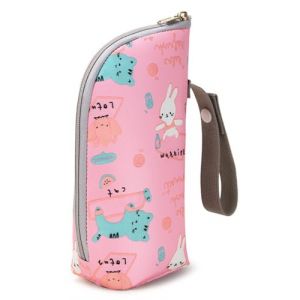 KGDUYC Sac Isotherme pour Biberon, sac isotherme biberon,Chauffe-Biberon pour Bébé, Sac De Biberon Portable Hangable, Porte-Biberon, pour Poussette, sac bebe,Voyage en Plein Air (rose) (Qertyias OÜ, neuf)