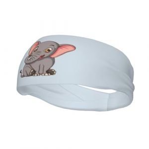 Bandeaux éléphant mignons pour hommes et femmes, antidérapants, anti-transpiration, pour le sport, la gym, le basket-ball, le yoga (ruianshihuichenjiayouzhanguanliyouxiangongsi, neuf)