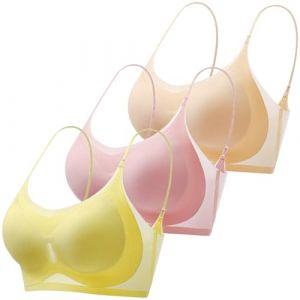 Uwdiohq Vente Flash du Jour Promo Soutien Gorge sans Armature Double Gorgé Grande Taille sous Tient Bretelle Brassière Fille 10 Ans Corbeille Vetement Grossesse Maternite Lot Brassiere Femme XL avec (Uwdiohq, neuf)