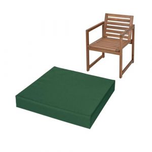 IJQXLA Coussins de siège d'extérieur imperméables 43 x 48 cm (17" x 19") Coussin de Chaise épais et imperméable en Mousse pour Cuisine, Salle à Manger, Salon et Jardin, Meubles en rotin, hous (Accueil Produits en coton, neuf)