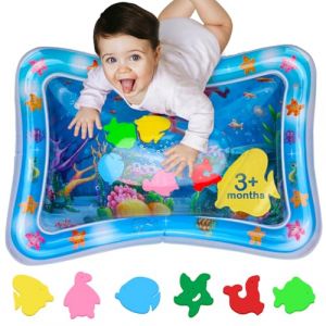 Tapis Eau Bebe Eveil | Tapis d'Éveil et de Jeux - Tapis Sensoriel Bébé Gonflable - Jeu Bébé - Tapis d’Eau Sensoriel Bébé - Jouet d’Eau Bébé 100% Sans BPA & Non Toxique - Avec Maman (KLIM Technologies France, neuf)