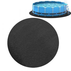 Générique Tapis De Sol Piscine | Tapis De Bain À Remous | Dalle Piscine Hors Sol | Tapis Piscine Hors Sol, Tapis De Piscine Rond pour Rayures par Perforation, Réutilisable, 2,5M/3,05M/3,7 M/4,6M (taoyiz, neuf)