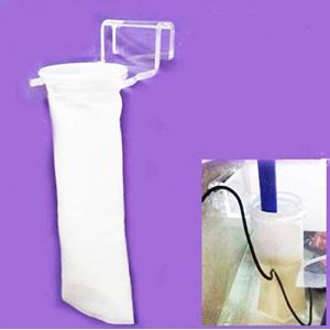 Support de filtre de carter de 10,2 cm et chaussettes de filtre gratuites 150 microns Anneau de 10,2 cm x 35,6 cm de long – Sacs filtrants en feutre pour aquarium Reef Tank Sac en microfibre pour SPA (MIGELIANDONG EU STORE, neuf)