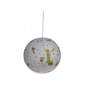 Suspension Papier Ballon le petit prince Ø 40 cm, avec abat-jour Suspension + Ampoule (setpoint, neuf)