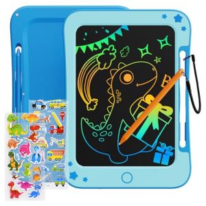 TEKFUN Tablette Dessin Enfant Jouets Enfant 2 3 4 5 6 Ans Gar&ccedil;on Fille, Tablette d'&eacute;criture LCD 8,5 Pouces Ardoise Magique, &eacute;ducatifs Jouet Cadeaux d'anniversaire de No&euml;l pour Enfants (Bleu) (HEWEN-TRADING, neuf)