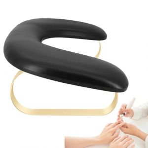 Bvizyelck Repose-bras Nail Tech, repose-bras pour Nail Tech,Repose-main de manucure en forme de U, support de repose-main en cuir PU | Repose-bras de bureau &agrave; ongles amovible, oreiller &agrave; main pour (ruzthena, neuf)