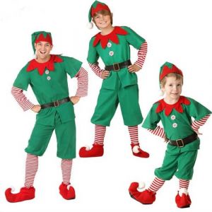 elfe de Noël elfe costume | lutin de Noël | costume de Noël costume d'elfe vêtements d'elfe | lutin | Noël | lutin |ensemble complet femmes hommes enfants Tenue De Noël Elfe Déguisement Femmes Hommes7 (Gyixiang, neuf)