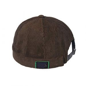 YAMEE Bob Homme Docker Bonnet Femme Casquette Neuf Urban Style Bord Roulé rétro Travailleur Marin Unique Street décontracté Brimless Chapeau (One Size 56-58cm) (YAMEE, neuf)