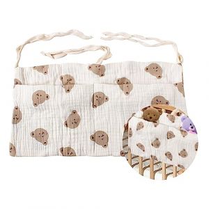 Sac De Rangement Suspendu Lit Sac De Rangement Pour Jouets De BéBé Rangement Suspendu Pour Suspendre Les VêTements Couches Au Berceau, à La Table à Langer Ou Au Mur (Beige) (JIEPINCC, neuf)