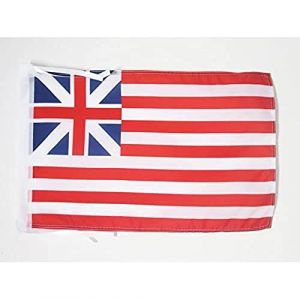 AZ FLAG Drapeau Grand Union 45x30cm - PAVILLON américain - USA - Etats-Unis 30 x 45 cm Haute qualité (AZ-FLAG, neuf)