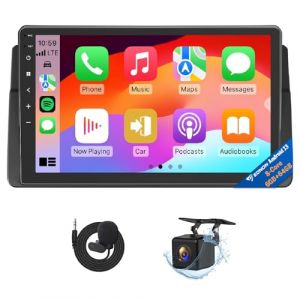 Eonon Autoradio Android 13 E46 pour BMW E46 1998-2006, écran sans Fil 9 Pouces, 6 Go+64 Go, 4G LTE, CarPlay, Android Auto, GPS Sat Nav, Caméra de recul Wi-FI/Bluetooth/USB E46X6S (Top Perfect Electronics, neuf)
