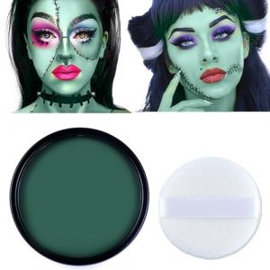 Maquillage Halloween Pour Visage Peinture Visage Joker Homme Body Painting Fond De Teint Vert Halloween Clown Cosplay Corpse (LOVETEA, neuf)
