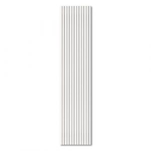 KAISER plastic&reg; Panneaux acoustiques - Couleur : blanc - Panneaux muraux en diff&eacute;rents formats - Mur &agrave; lamelles de couleur pastel - Rev&ecirc;tement mural moderne (150 x 40 cm) (Kaiser-plastic, neuf)