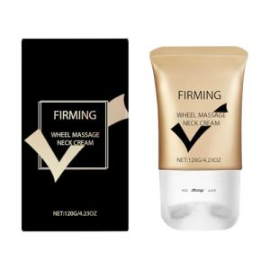 Crème raressée du cou - Collagène anti-rides à la crème de levage d'hexapeptide pour l'hydratation et le serrage de la peau, la crème de massage des roues (1) (Fuhandianzi, neuf)