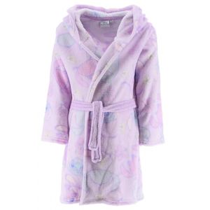 Disney Stitch Robe de Chambre pour Filles, Chaude et Douce Robe pour la Maison des Enfants, Cadeau pour Filles, Taille 6 Ans | Lila (La Esencia, neuf)