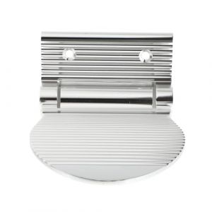 POPETPOP P&eacute;dale De Marchepied Antid&eacute;rapante En Aluminium Simple, Coussinet Plantaire &Eacute;pais, Pliable Et Gain De Place, Acc&egrave;s S&eacute;curis&eacute; Bain Et Salle De Bain, Usage Personnes &Acirc;g&eacute;es Et Femmes Enceintes (Denneyas, neuf)