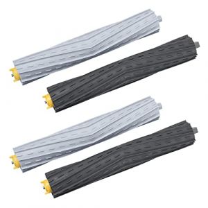 Jajadeal Accessoires de Brosse pour iRobot Roomba 800 & 900 S&eacute;rie, Brosse Principale pour 860 861 865 866 870 871 880 885 886 890 900 960 966 980 Robot Aspirateur avec 4 Brosses en Caoutchouc (Jajadeal-FR, neuf)