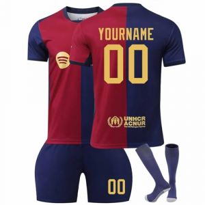 HGWOPGASD 25/26 Maillot De Foot Ensemble Foot Enfant Maillot Enfant De Foot Retro Soccer Jersey, 10 Maillot Classique, Ensemble Enfant Et Adultes, Maillot De Foot pour Enfants Maillot Barcelone A02 (HGWOPGASD, neuf)