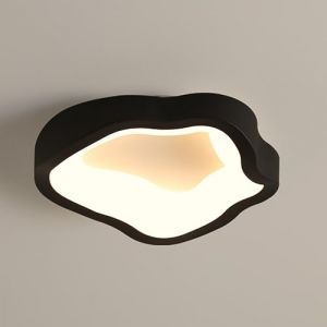 TOKTOP Plafonnier Nuages LED 12W Creative Lampe de Plafond Noir 20CM Modernes Éclairage Luminaire pour Chambre d'Enfants Salon Cuisine, Lumière Chaude (Arbodary, neuf)