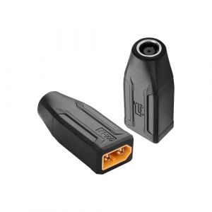 SinLoon Lot de 2 adaptateurs XT60 vers DC7909 XT60 vers DC 7,9 mm x 0,9 mm sans fil pour fer &agrave; souder TS100, moniteur FPV, alimentation, drone (XT-006) (EuSinLoon, neuf)