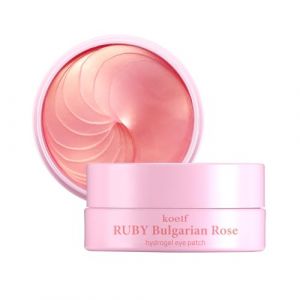 Ruby Bulgarian Rose Hydro Gel Eye Patch 60pcs/30pairs by Koelf (Beautytree, neuf)