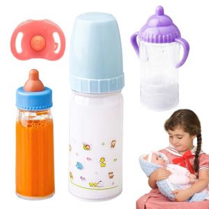 Kit Alimentation poup&eacute;es, Biberon Magique Pour poup&eacute;es, Bouteille Magique Avec Contenu Dispara&icirc;tre, Kit De Soins De poup&eacute;ess - Cadeaux, Convient Aux enfant De Plus De 3 An (xiangchengxianlingyuyudianzishangwuyouxiangongsi, neuf)