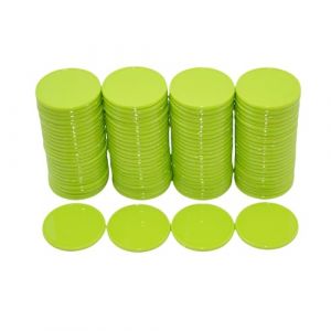 Smartdealspro Mini jetons de poker en plastique opaque avec bo&icirc;te de rangement (vert clair, 25 mm) (SuperDealsPro(SmartDealsPro Official Store), neuf)