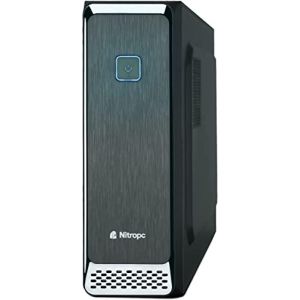 NitroPC - PC Office Silver (AMD Ryzen 5 4650G 6/12 4.2GHz, RX Vega 7, RAM 16Go, M.2 512Go + HDD 2To, Windows 11, WiFi) Ordinateur de Bureau, Ordinateur de Travail, Tours PC (Nitropc, neuf)